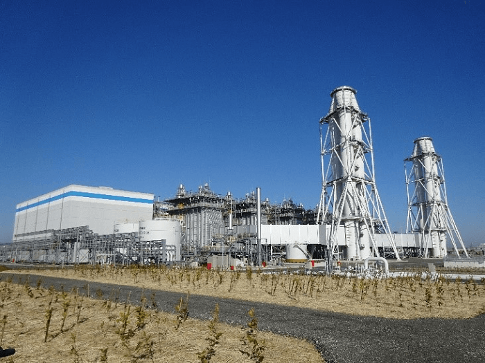 西名古屋火力発電所7号系列の外観