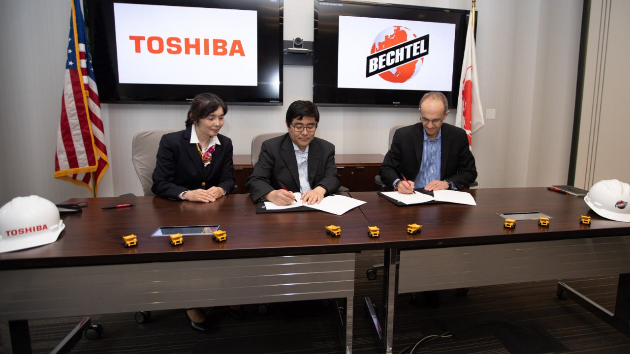 東芝エネルギーシステムズ、米ベクテル社とポーランドの原子力発電所向け機器納入に関する協業について合意の概要写真