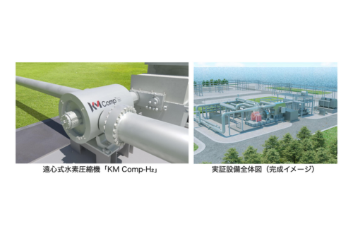 川崎重工、水素液化プラント向け遠心式水素圧縮機「KM Comp-H2」の実証設備建設を開始の概要写真
