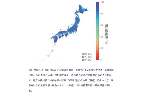 東北大、建物屋根70%への太陽光パネル設置で電力自給率85%と試算の概要写真