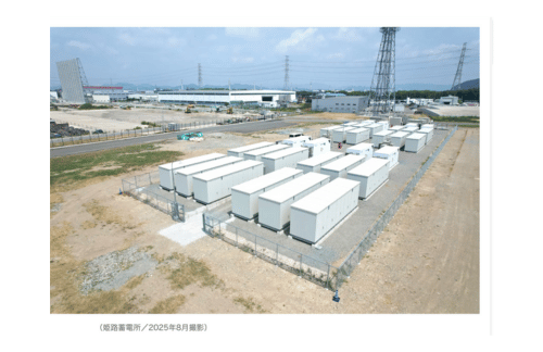 出光興産、系統用蓄電池を設置した「姫路蓄電所」の運転を開始の概要写真